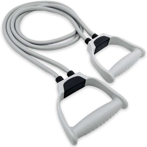 LIVOX Double Toning Resistance Tube Heavy Quality Exercise Band for Full Body Workout रेजिस्टेंस ट्यूब