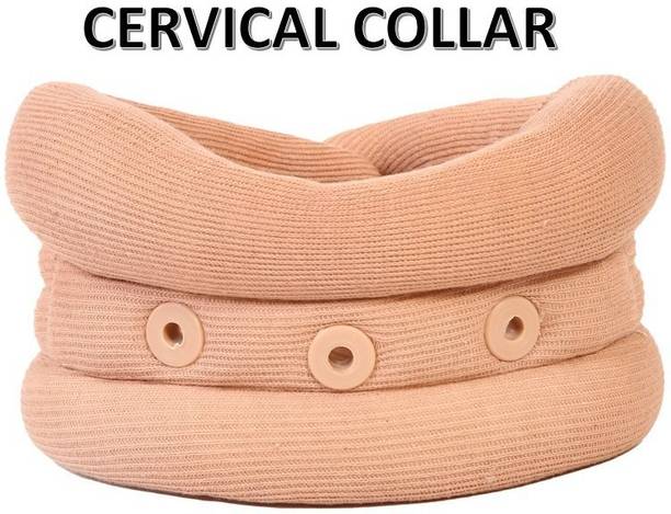 ORANCLE CARE Adjustable Soft Cervical Collar for Extra Support & Relieves Pain in Neck (BEIGE) Neck Support