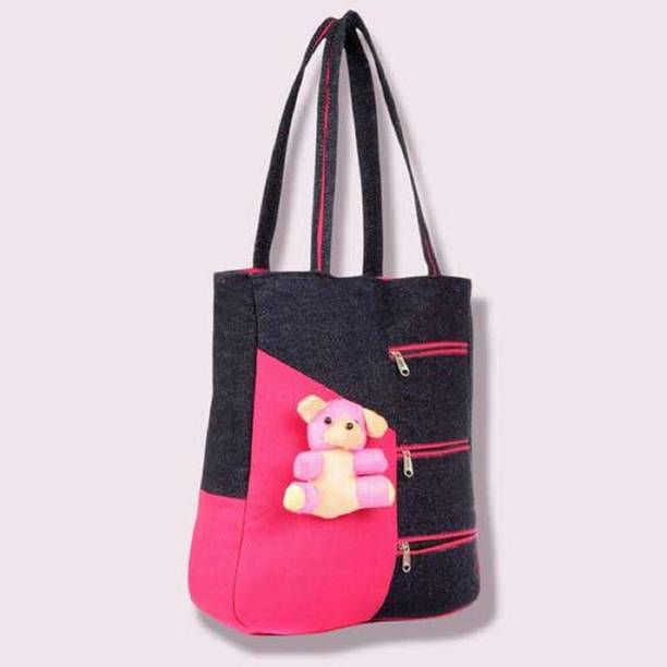Women Pink, Blue Tote