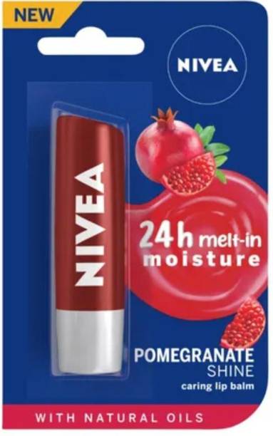 NIVEA Shine Caring Lip Balm Pomegranate
