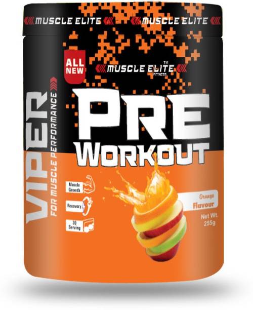 MUSCLE ELITE FITNESS Pre -Workout Supplement to Boost Your Energy & Performance (Pack Of 1) BCAA