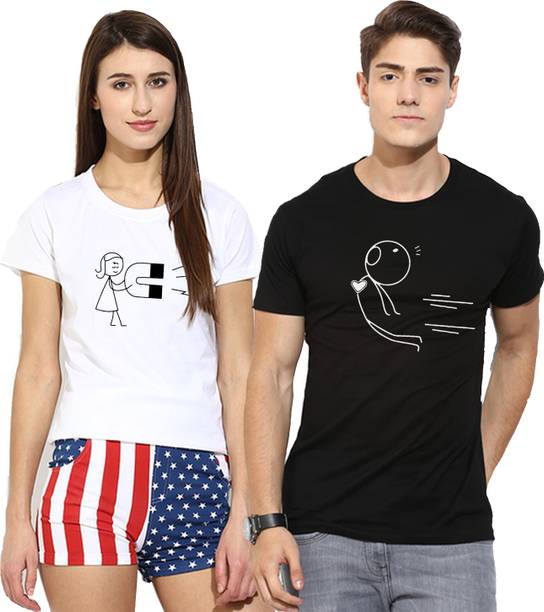 Couple TShirts Upto 50 to 80 OFF on Couple TShirts Online