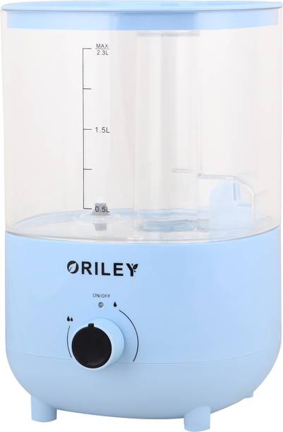 Oriley 2111B Ultrasonic Cool Mist Humidifier Manual Air Purifier for Home Office Adults and Baby Bedroom (2.3L, 18W) Portable Room Air Purifier
