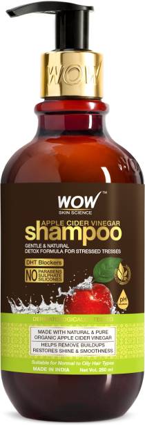 WOW SKIN SCIENCE Apple Cider Vinegar Shampoo - Restores Shine & Smoothness