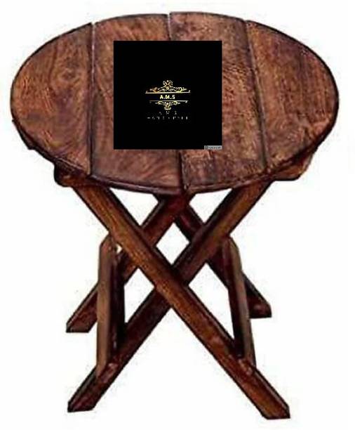 AMS handicfafts beautiful antiqe wooden folding round stool like mini coffe tabel. Living & Bedroom Stool