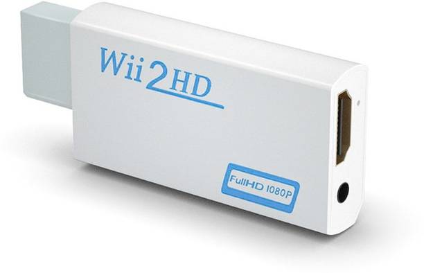 microware  TV-out Cable ull HD 1080P Wii To HDMI-compatible Adapter Converter 3.5mm Audio For PC HDTV Monitor Wii2 To HDMI-compatible Converter Adapter