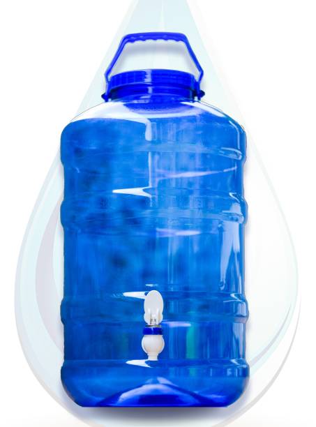 Buildingshop Portable Water Dispenser for 20 Litre Bottle /Water Camper Jar/Hot/Cold Water Jug with Strong Water Tap (Dark Blue) Bottled Water Dispenser