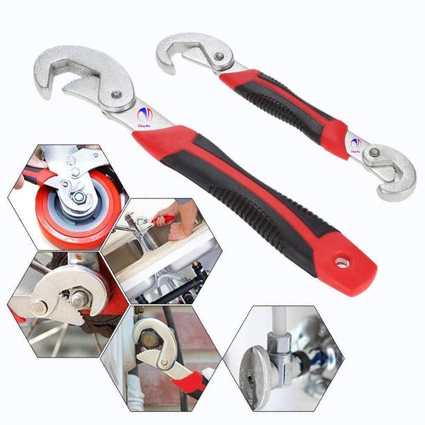 Mass Pro Multi-functional Auto Adjustable Universal Wrench Set Spanner Tool Kit Snap & Grip Double Sided Speciality