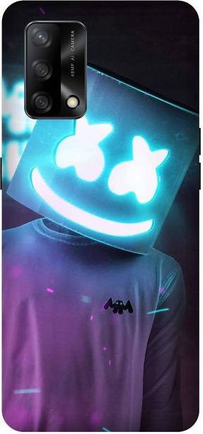 UMPRINT Back Cover for Oppo F19/CPH2219 Marshmellow Dj Player Printed Back Cover