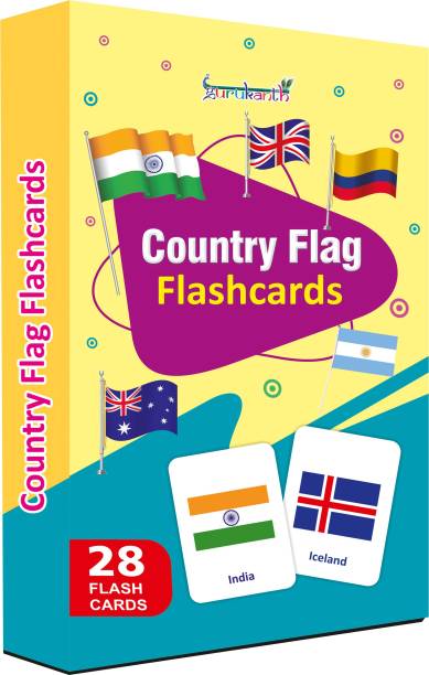 gurukanth Country Flag Flash Cards for kids