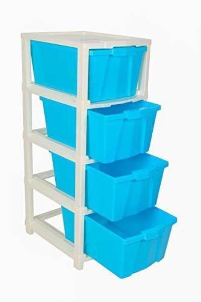 Pinkwhale 4 Compartments Plastic Modular Drawer