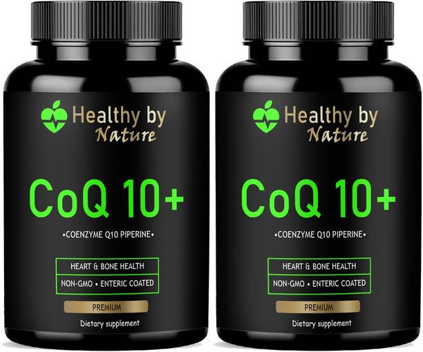 Healthy By Nature 120mg Coenzyme Q10 Capsules with Piperine