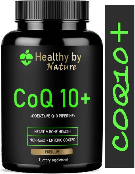 Healthy By Nature 120mg Coenzyme Q10 Capsules with Piperine (Premium)