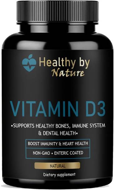Healthy By Nature Plant Based Vitamin D3 K2 MK7 Supplement Veg Premium