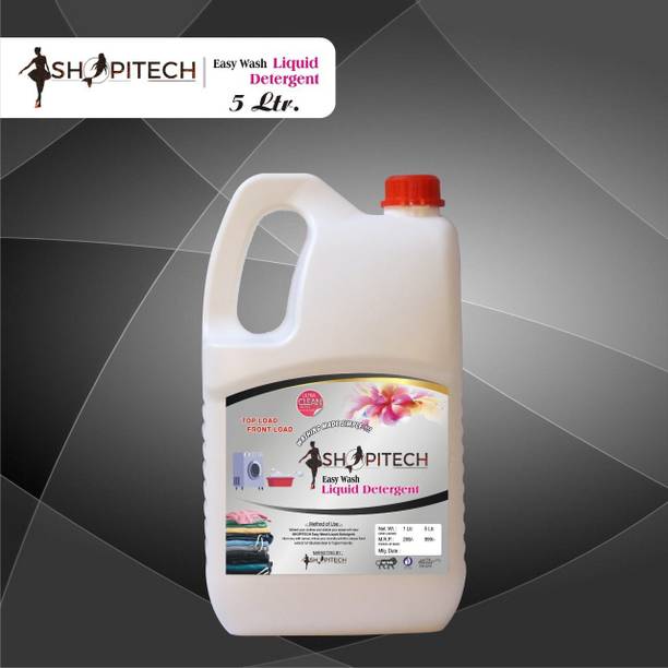 SHOPITECH Pack Of 5 Matic Liquid Detergent, Suitable for top load detergent and front load liquid detergent, Wash Detergent for Machine and Hand Wash 