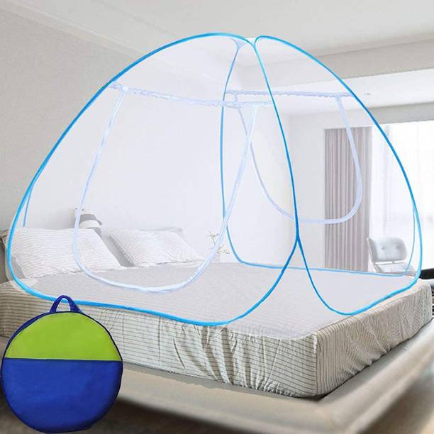 Comfortnet HDPE - High Density Poly Ethylene Adults Washable Double Bed Mosquito net. BL142 HDPE - High Density Poly Ethylene Washable Adults Mosquito Net