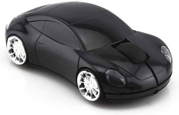 microware Mini car Shape Mouse - 2.4GHz 1600DPI Wireless Mouse with USB Receiver Tablet Laptop Desktop Computer Mouse Wireless Ambidextrous Optical  Gaming Mouse  with Bluetooth
