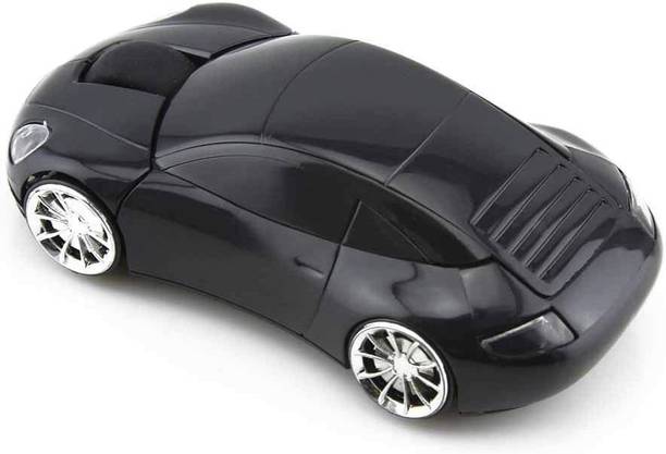 microware 3D Car Shape Wireless Optical Mouse USB Gaming Mouse with Receiver for PC Laptop Ambidextrous Optical Gaming Mouse With Bluetooth