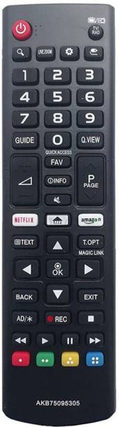 hybite LG Compatible Remote for LED LCD 4K UHD Smart TV with prime Netflix Functions works with LG Magic LED / UHD Remote Controller