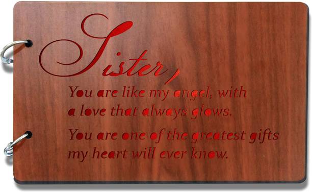 Suveharts Sister Glows Scrapbook Photo Album for Gift Album