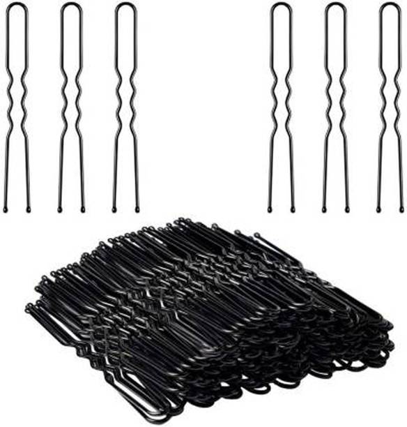 imtion 100 pcs Curved U Shape For Bun juda Bobby Hairpin, Clips Barrette Styling Tools Accessories for Girls & Women Hair Pin Hair Pin