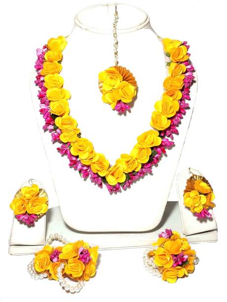 Pinoozclub Paper Multicolor Jewellery Set