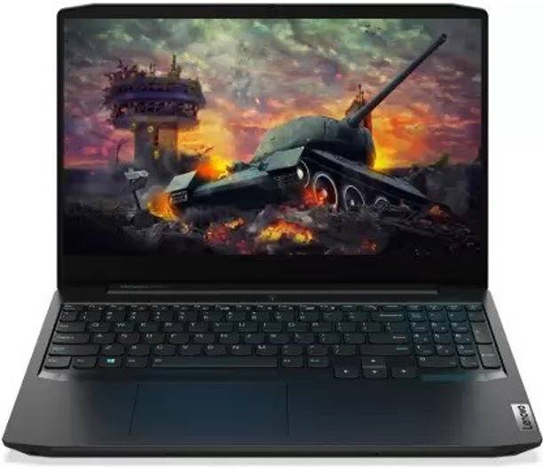 Lenovo Ideapad Gaming 3 Ryzen 5 Hexa Core 5600H - (8 GB/512 GB SSD/Windows 11 Home/4 GB Graphics/NVIDIA GeForce GTX 1650/120 Hz) 15ACH6 Gaming Laptop  (15.6 inch, Shadow Black, 2.25$$kg kg)