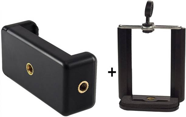 POZUB Hot selling Universal Tripod Clip Holder Clip for Mobile Camera Holder and Tripod Mount Holder Monopod Holder clip +2 Hole Mobile Clip Mount Adapter/Adjustable Clamp mobile clip|| Mobile clip stand|| Mount Adapter Mobile Phone, Smartphone’s, Selfie Stick & All Types of Tripods mobile holding clip Camera Holder|| Monopod Mount Adapter Mobile Camera Holder and Tripod Mount Holder Clip/Mount Adapter/Adjustable Clamp and 360 Degree mobile clip, Mobile Phone Tripod, Monopod, Monopod Kit, Tripod Ball Head, Tripod Bracket, Tripod Clamp, Tripod Kit Flash Shoe Adapter