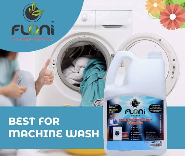 floni India's no.1 Washing machine liquid Floral Liquid Detergent
