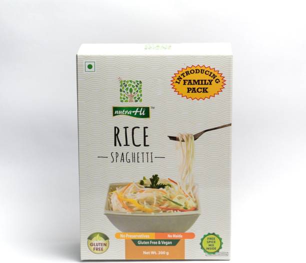 NutraHi Rice Spaghetti Family Pack 200g * 2 Gluten Free Spaghetti Pasta