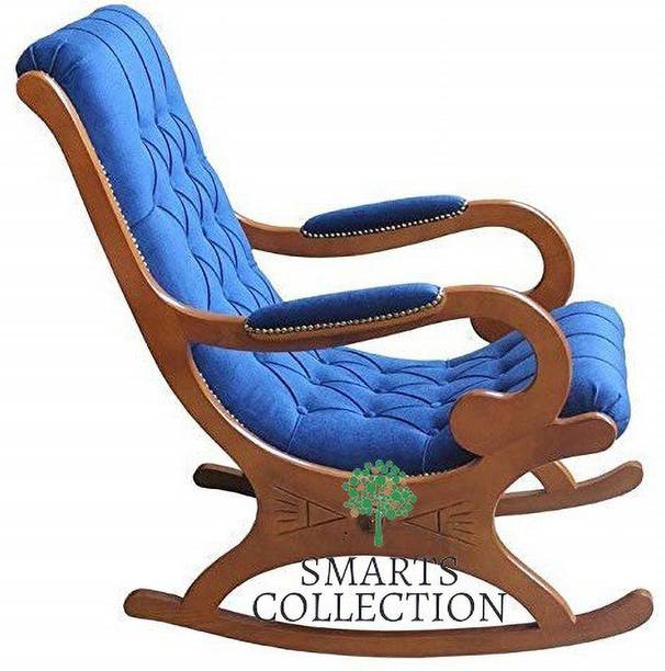 स्मार्ट्स कलेक्शन Rocking Chair/Colonial and Traditional Rocking Armchair/Modern Appearance Chairs/Balcony/Super Comfirtable Cushion Solid Wood 1 सीटर Rocking Chairs