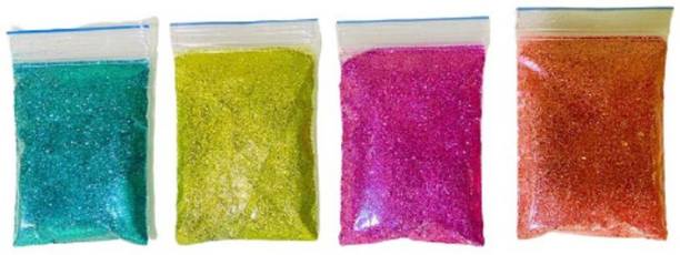 Mahir Glitter Colorful Shining Glitter Powder 4 pcs