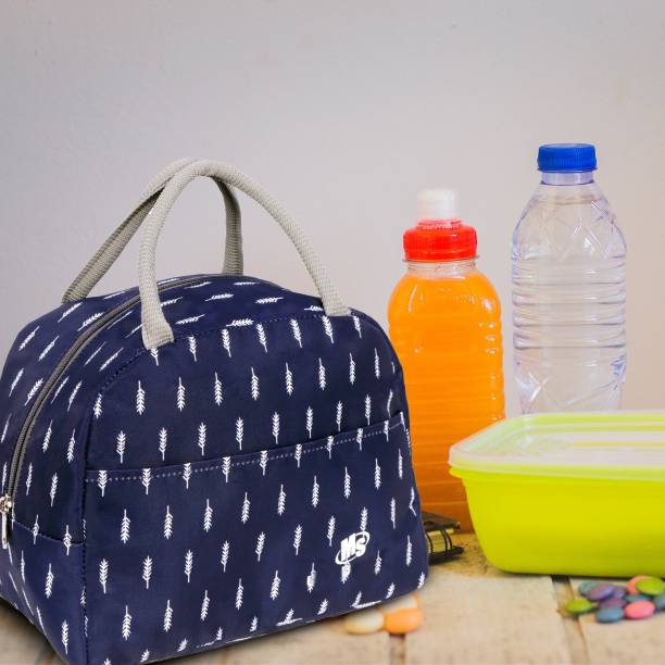 MS Unique Bags Insulated Travel Lunch / Tiffin / Storage Bag for Office, College & School Polyester Blue) Waterproof Lunch Bag