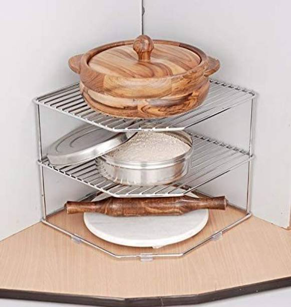 TechSrmaji Containers Kitchen Rack Steel