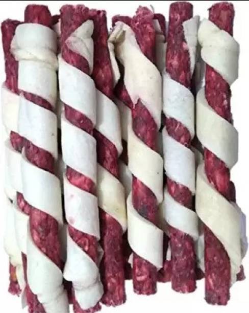 Foodie Puppies Twirl Sticks (1Kg) Mutton Dog Chew Mutton Dog & Cat Chew