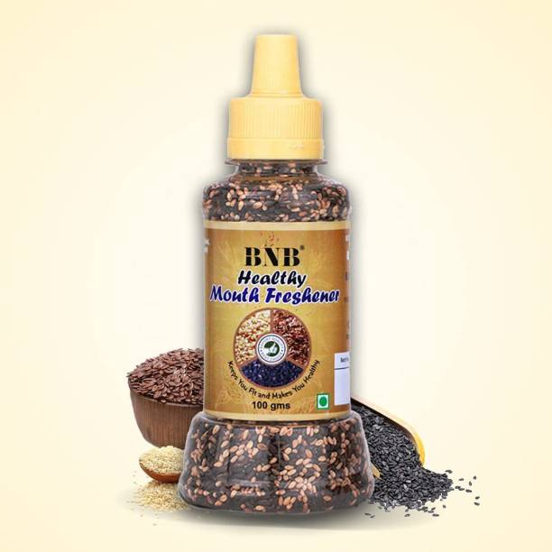 BNB Healthy Mouth Freshener|Roasted Black,White Sesame &Flax Seed|Dietary Fiber|Calcium|O 369 Natural Mouth Freshener