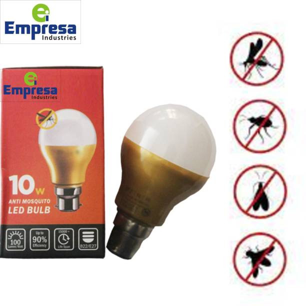 empresa industries Anti Mosquito lamp LED Mosquito Bulb Lighting Yellow 10 Watt (Eco Friendly Bulb) 1 Mosquito Coil