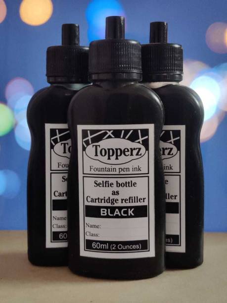 topperz FOUNTAIN PEN BLACK Ink Bottle
