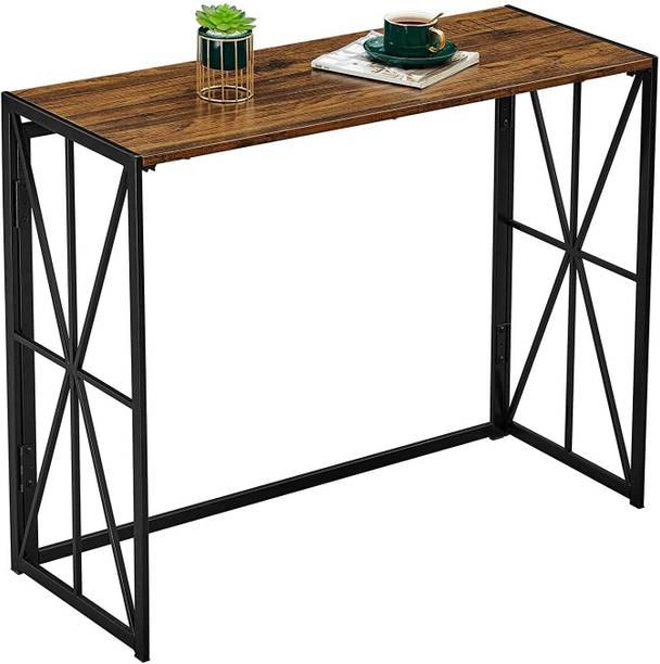 PRITI Engineered Wood Console Table (Finish Color - Natural finis