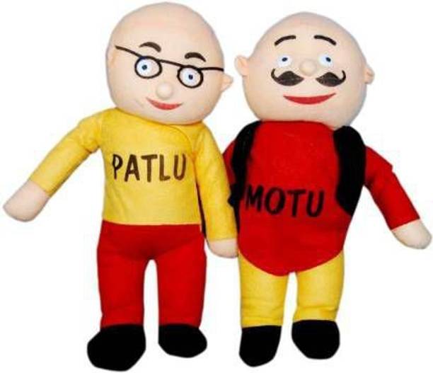 Emporium Motu Patlu Soft Plush Toy Premium Quality - 33 cm (Multicolor) - 35 cm (Multicolor)  - 33 cm