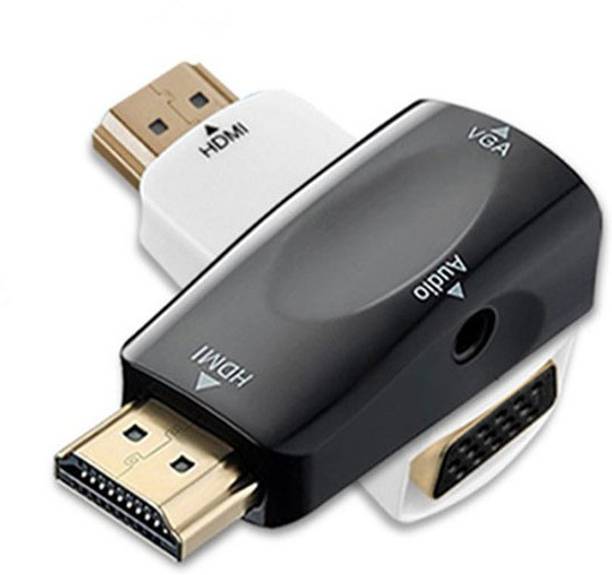 microware  TV-out Cable High Quality 1080P HDTV HDMI Male to AV HDMI Converter Box Adapter with audio for pc TV