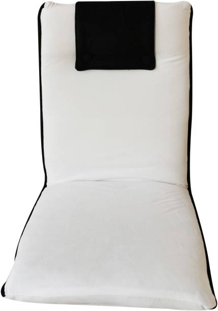 Furn Central Eassy-0166-1 White,Black Floor Chair