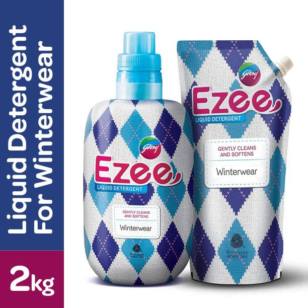 godrej ezee Winter Wear 1Kg Bottle + 1Kg Pouch Fresh Liquid Detergent
