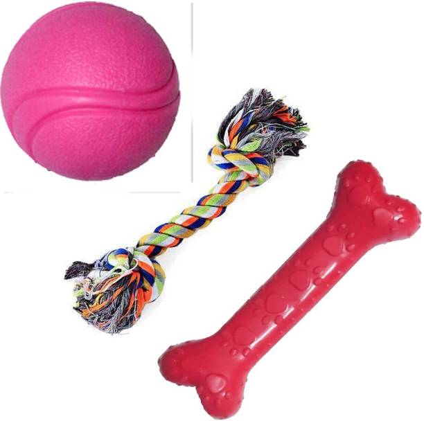 Jainsons Pet Products Rope Toys Puppy, Ball and Cotton ...