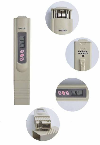 DILOOK 3 in 1 Digital LCD TDS Meter EC and Temperature Meter, Purity Tester, ATC Function, 1ppm Resolution, 0-9990 ppm for RO Filter Purifier Water Quality Tester Digital pH Meter