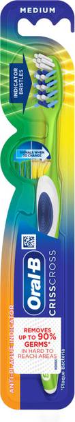 Oral-B Crisscross Deep Clean, Pack of 1 Medium Toothbrush