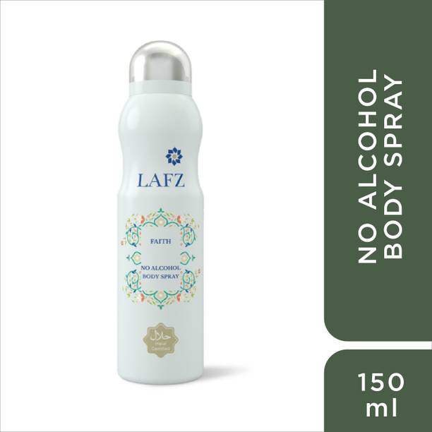 LAFZ Faith, No Alcohol Deodorant, Halal Body Spray  -  For Women