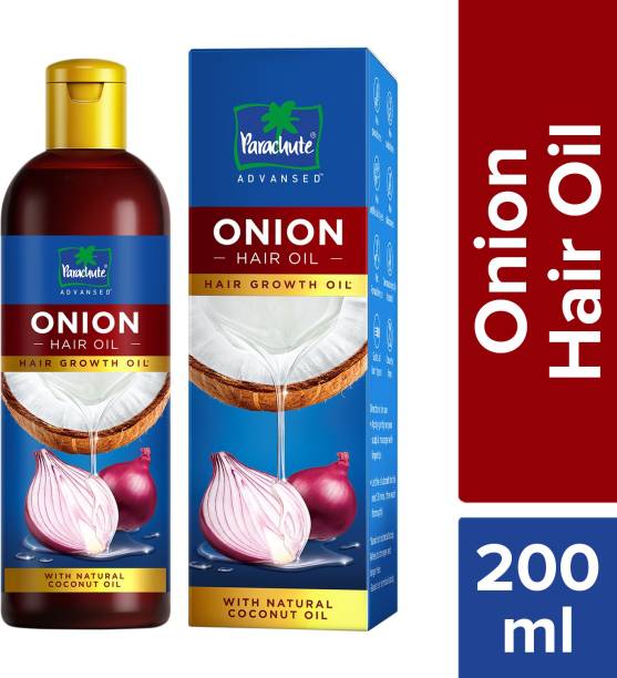 Parachute Advansed Onion Hair Oil-Hair Growth Oil-Reduces hair fall- With Natural Coconut Oil, Onion Extracts, Vitamin E-  Hair Oil