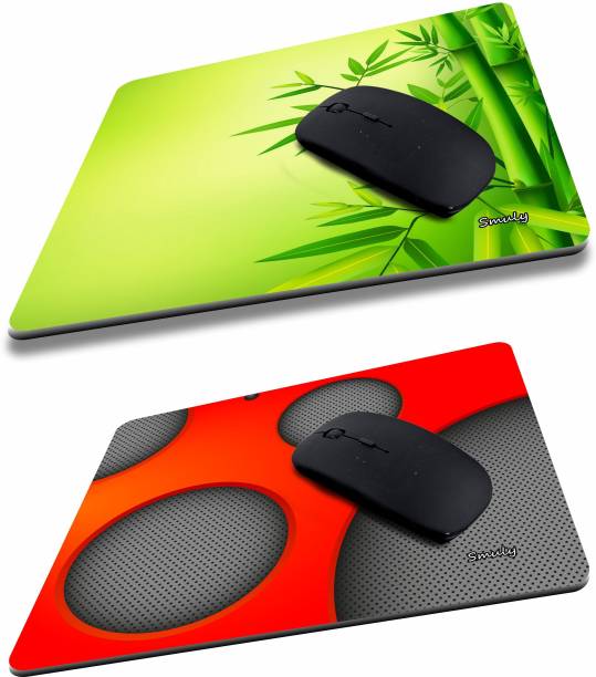 SMULY BAMBOO COMBO (7) Non-Slip I Am Capable of Amazing Things, Motivational Quotes Printed Mouse Pad for Gaming Computer, Laptop, PC Mouse Pad (Multicolor) Mousepad
