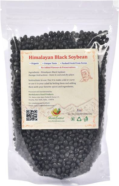 HerbiEaters Organic Black Soya Bean (Whole) (rajma beans)